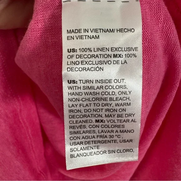 Chico’s Linen Embellished Tunic New - Picture 5 of 16